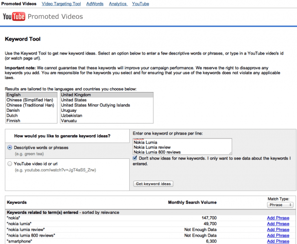Youtube-keyword-suggestion-tool